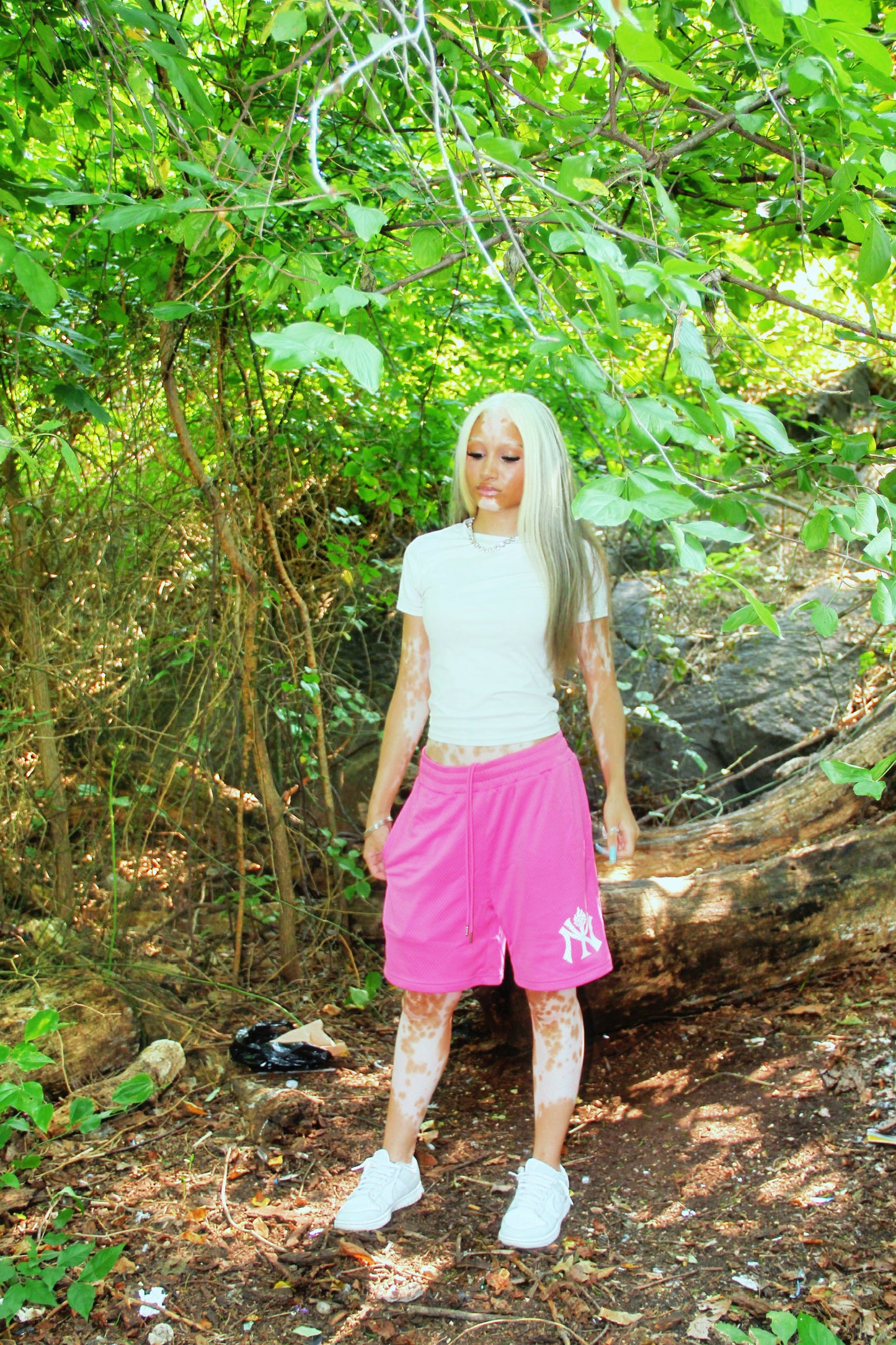 “NY REVIVED” INVISIONARY Shorts (fuchsia)