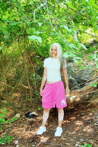 “NY REVIVED” INVISIONARY Shorts (fuchsia)