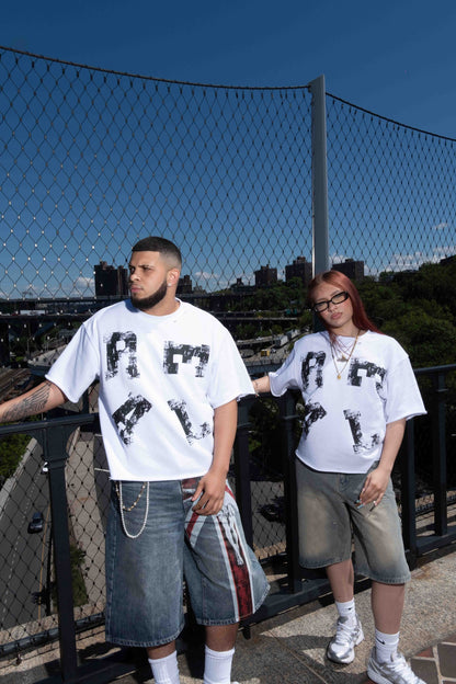 R.E.A.L Tee (white/black)