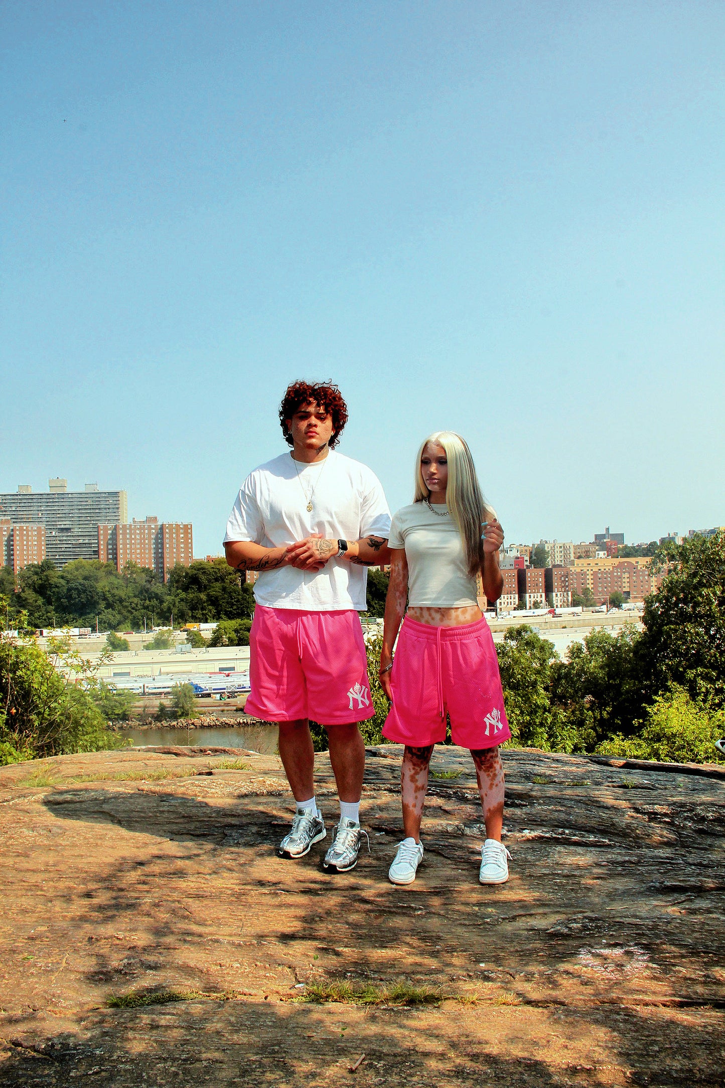 “NY REVIVED” INVISIONARY Shorts (fuchsia)
