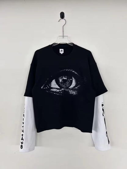 "Walk By Faith Not By Sight" Long Sleeve (black/white)