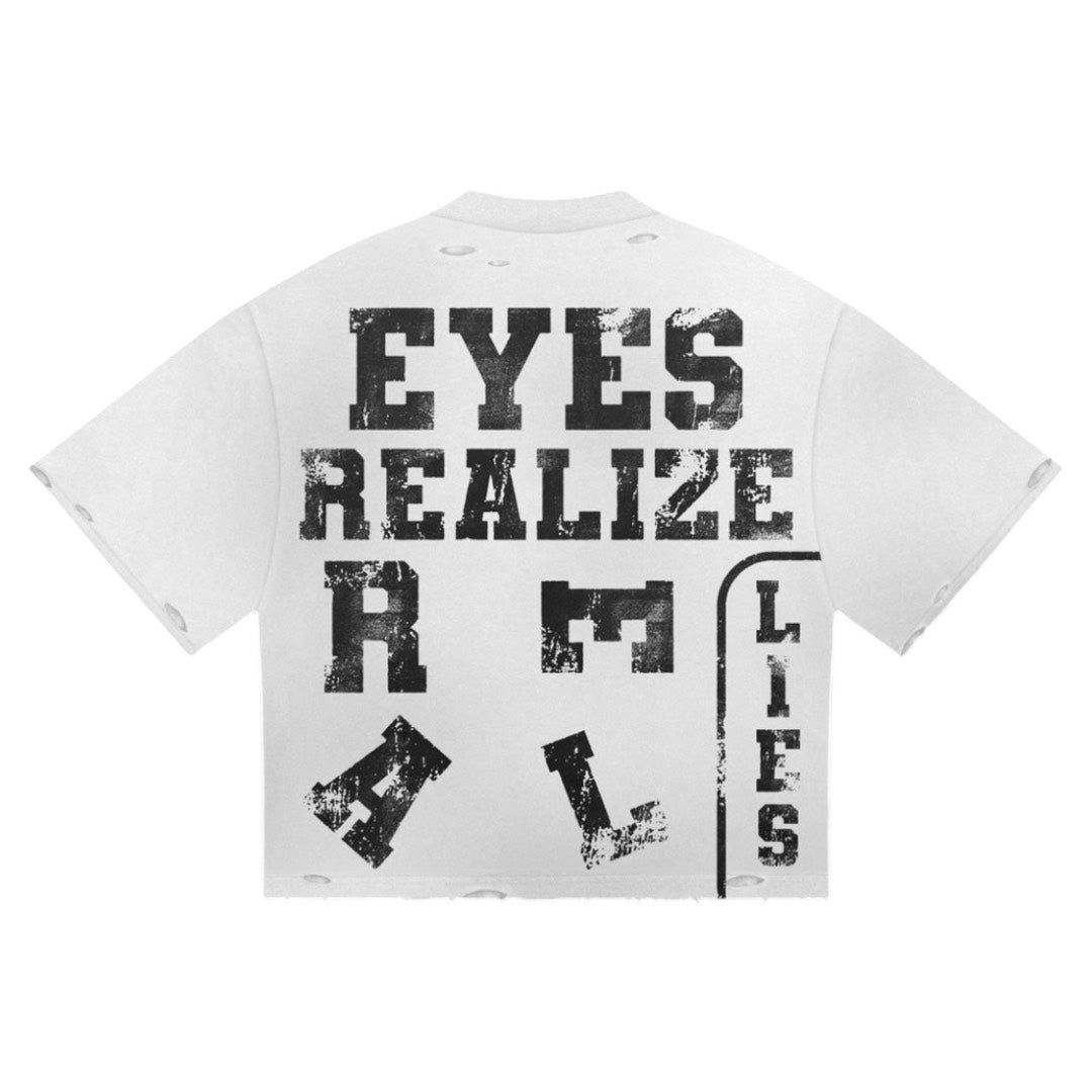 R.E.A.L Tee (white/black)